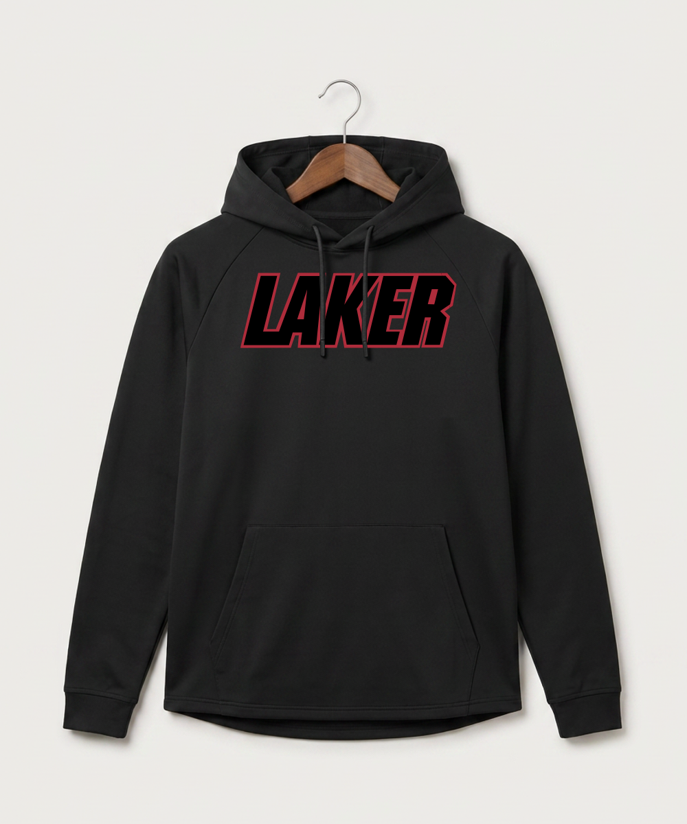 Detroit Lakes Community High School Football (Boys) - Black Hoodie - Full Front