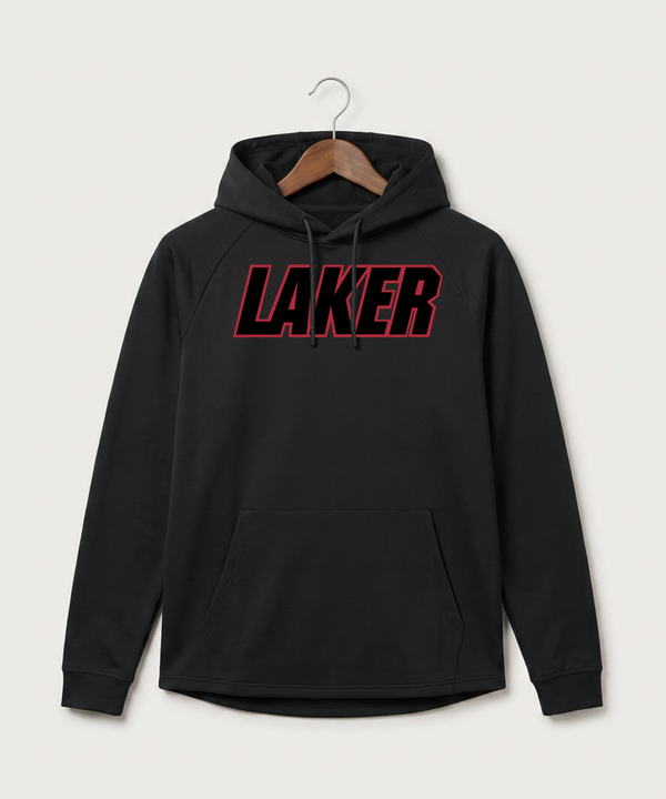 Detroit Lakes Community High School Football (Boys) - Black Hoodie - Full Front