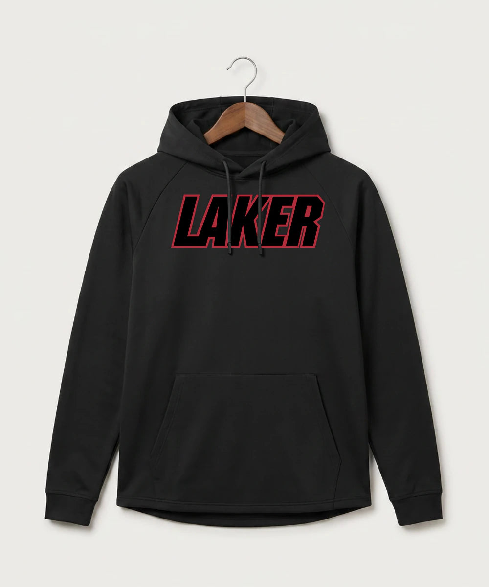Detroit Lakes Community High School Football (Boys) - Black Hoodie - Full Front
