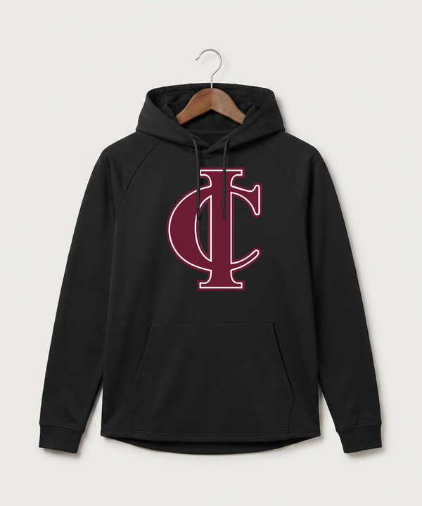 Crosby Ironton High School Football (Boys) - Black Hoodie - Full Front