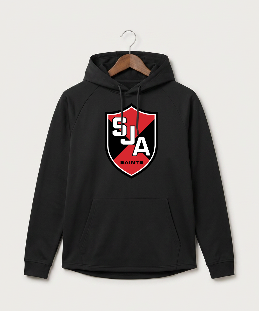 Saint James High School Football (Boys) - Black Hoodie - Full Front