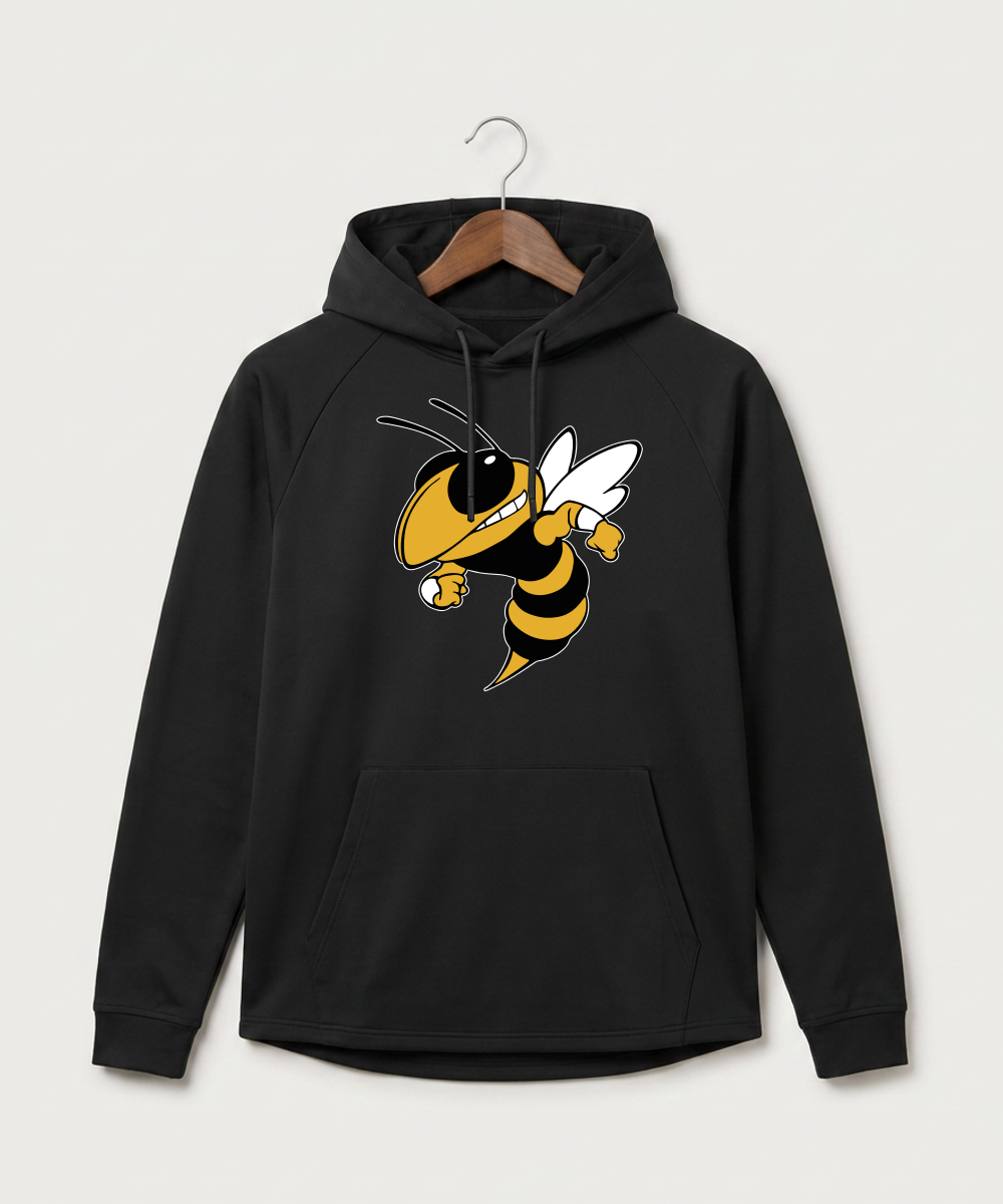 Perham High School Football (Boys) - Black Hoodie - Full Front