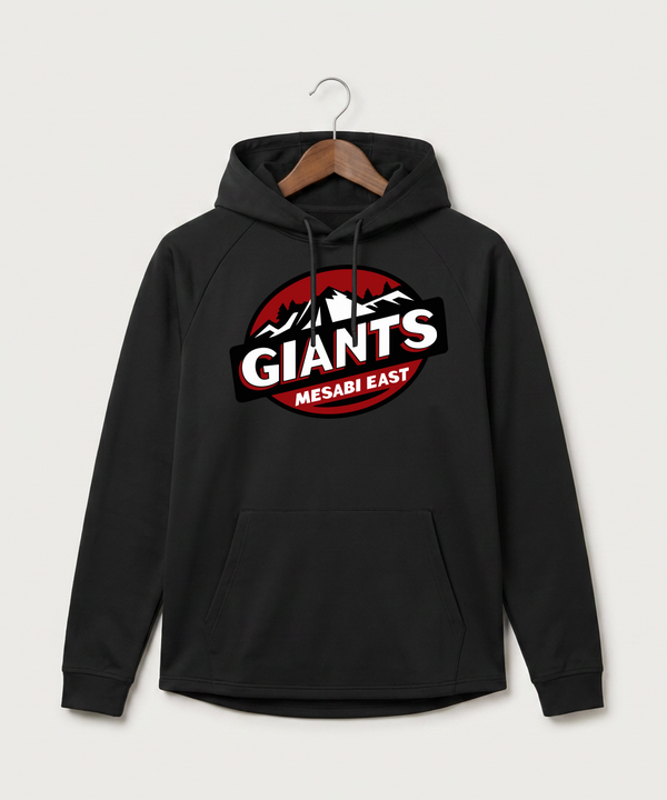 Mesabi East High School Football (Boys) - Black Hoodie - Full Front
