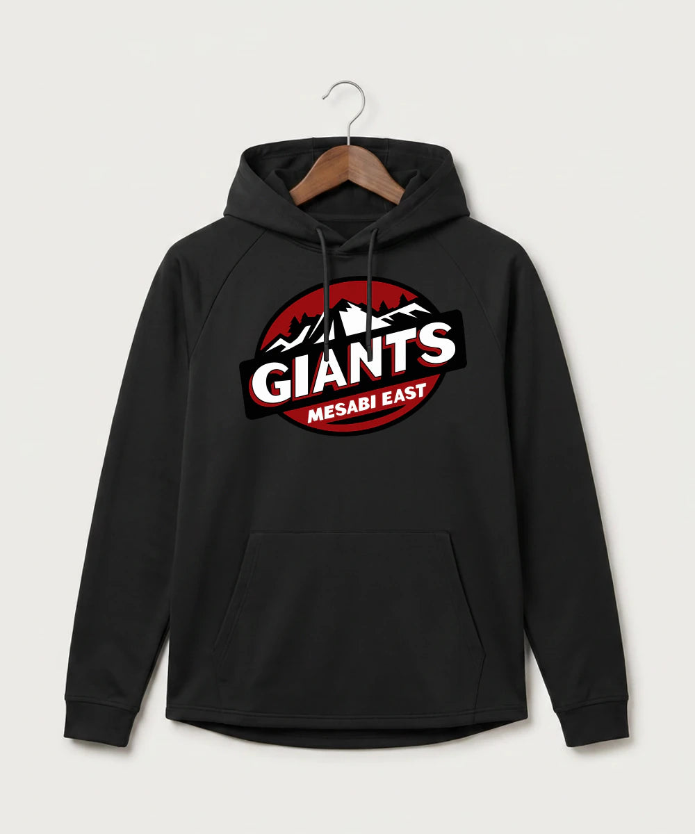Mesabi East High School Football (Boys) - Black Hoodie - Full Front