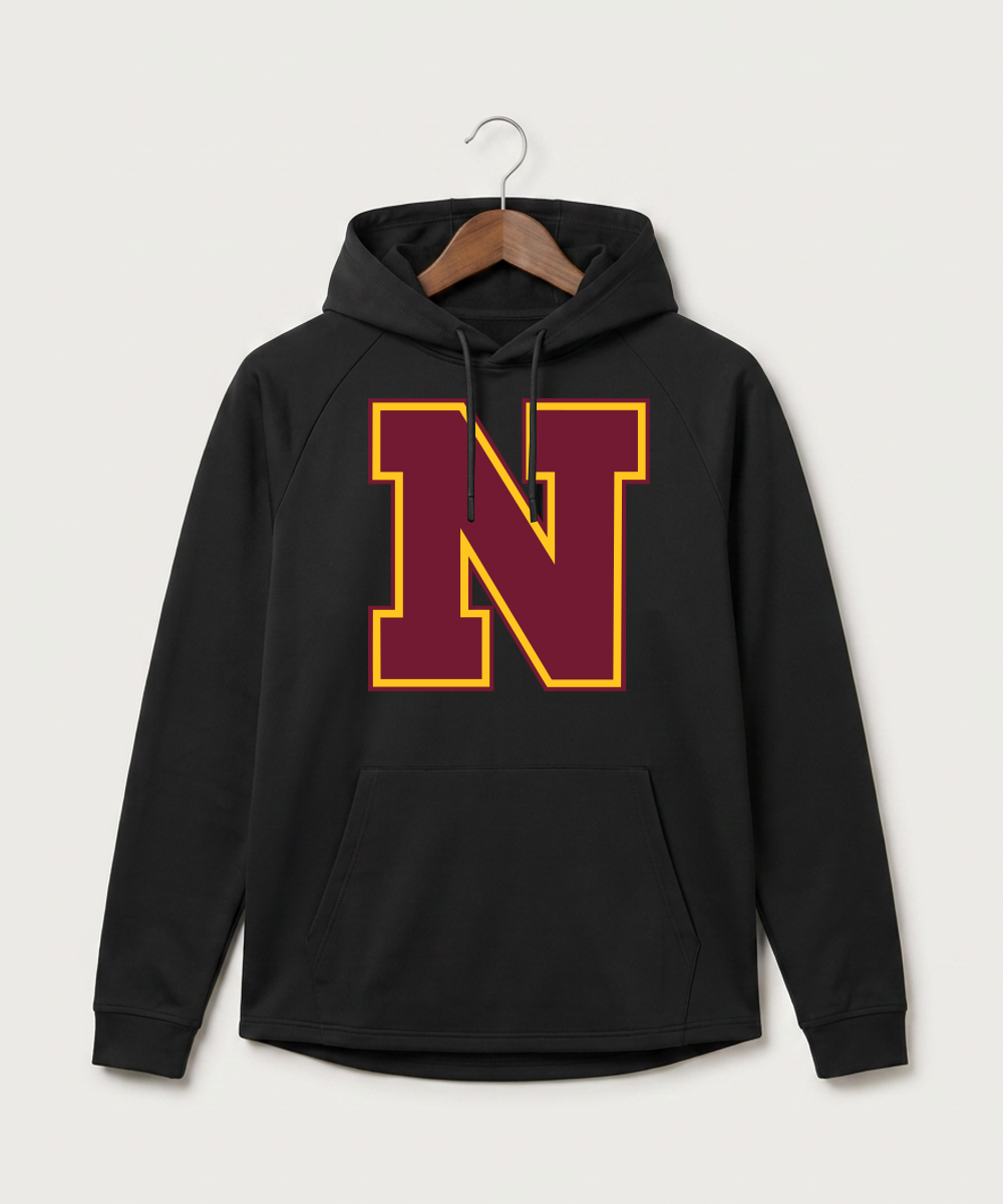 Northfield High School Volleyball (Girls) - Black Hoodie - Full Front
