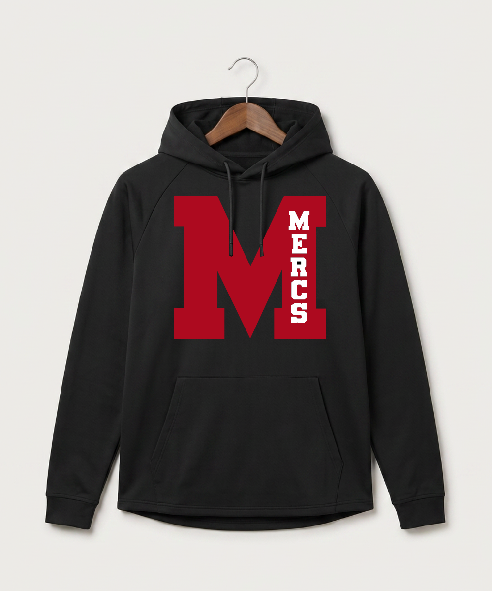 Mcgregor High School Volleyball (Girls) - Black Hoodie - Full Front