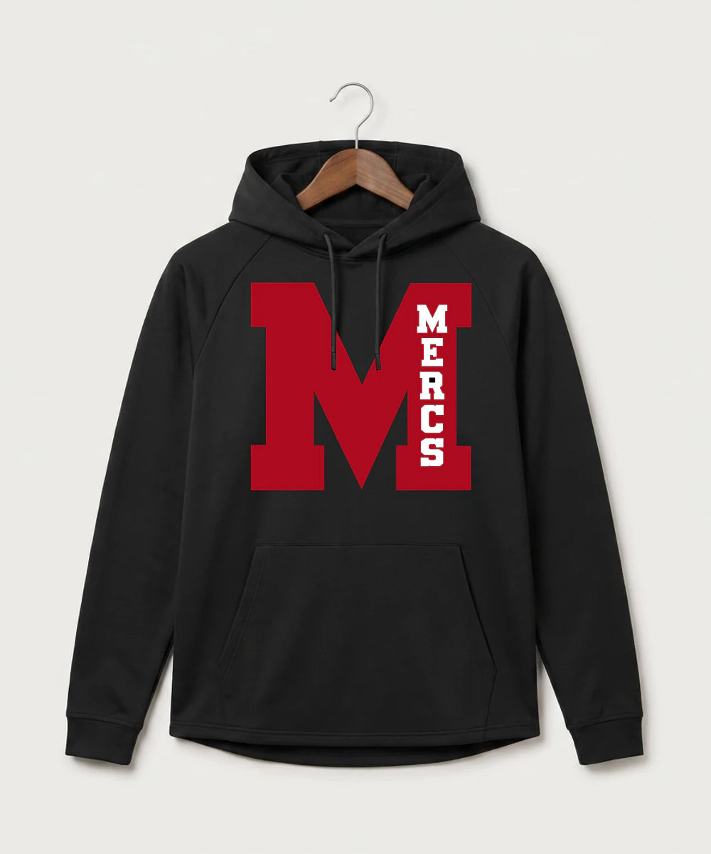 Mcgregor High School Volleyball (Girls) - Black Hoodie - Full Front