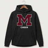 Moline Cheer general - Black Hoodie - Full Front