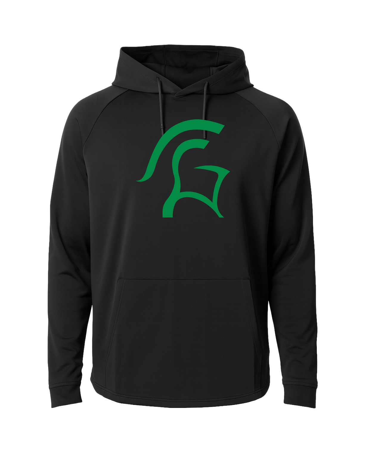 La Crescent-Hokah Football - Black Hoodie - Full Front