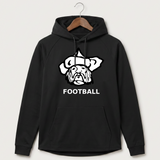 Polo HS Football general - Black Hoodie - Full Front