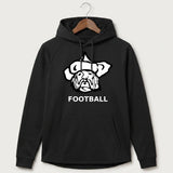 Polo HS Football general - Black Hoodie - Full Front