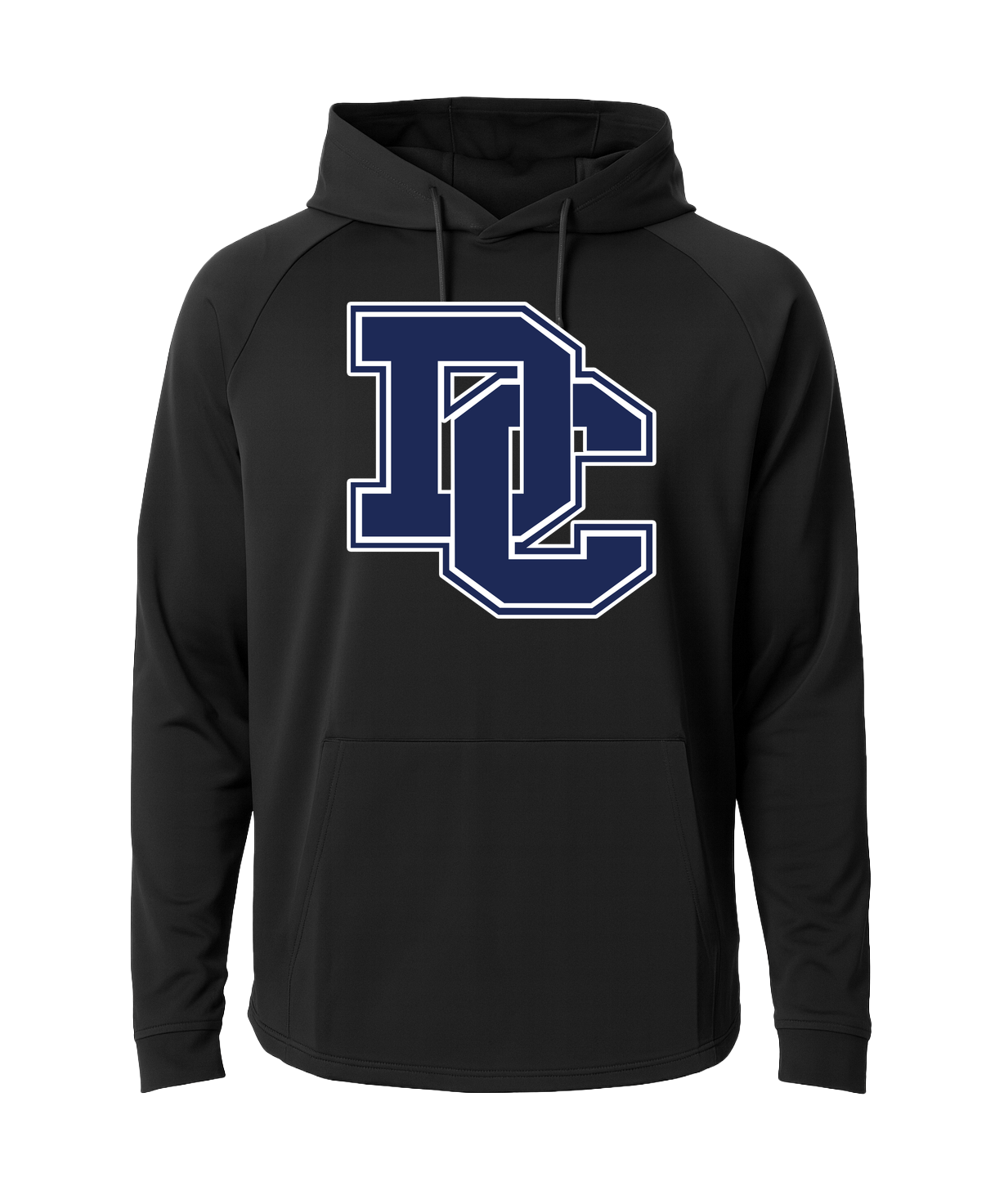 Dassel-Cokato Football - Black Hoodie - Full Front