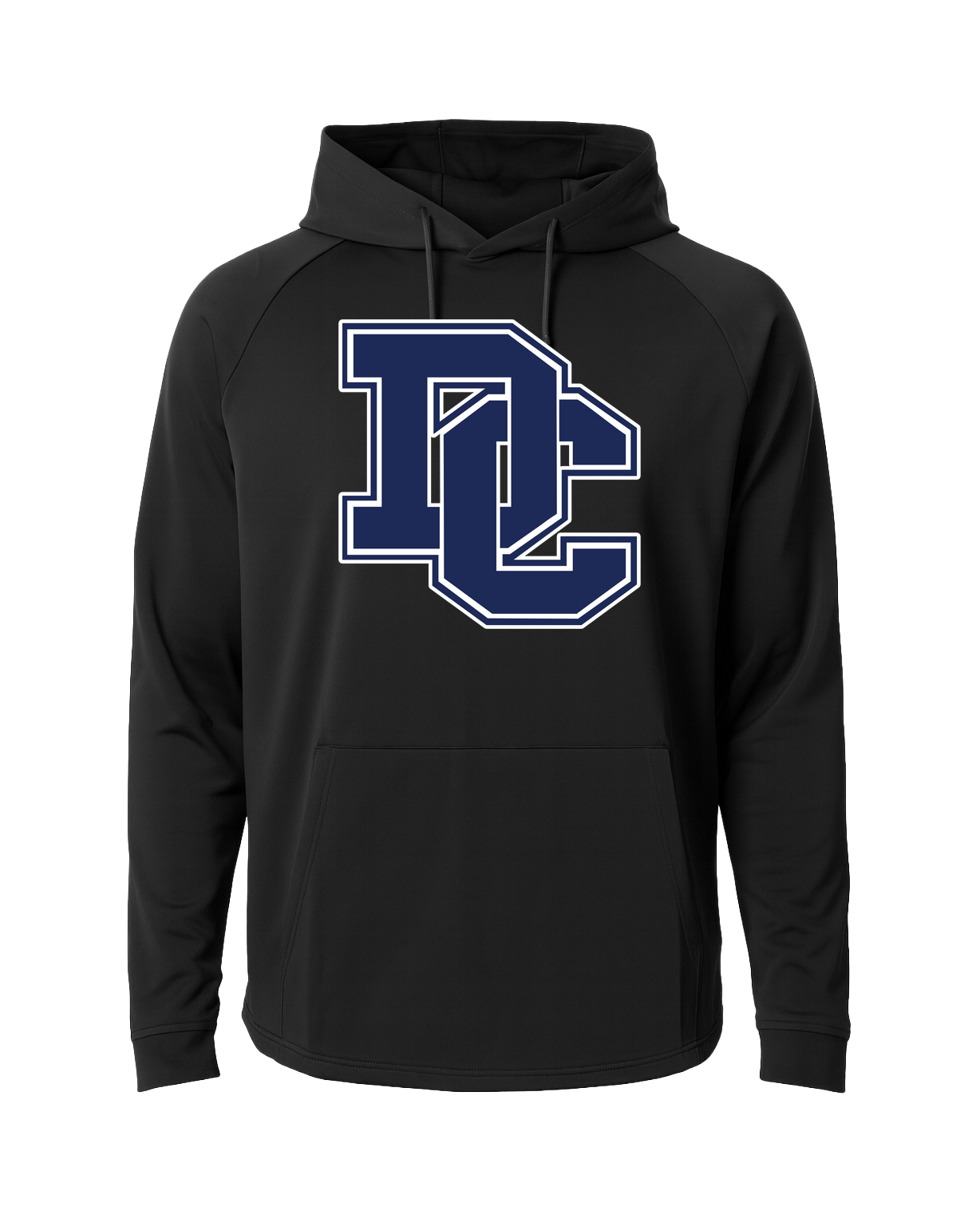 Dassel-Cokato Football - Black Hoodie - Full Front