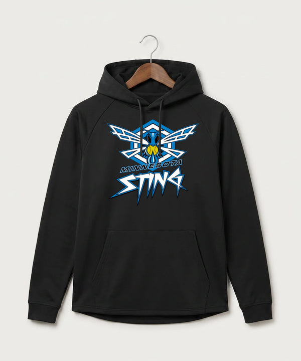 Minnesota Sting Athletics - Black Hoodie - Full Front