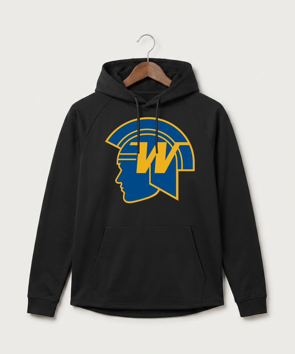 Wayzata High School Football (Boys) - Black Hoodie - Full Front