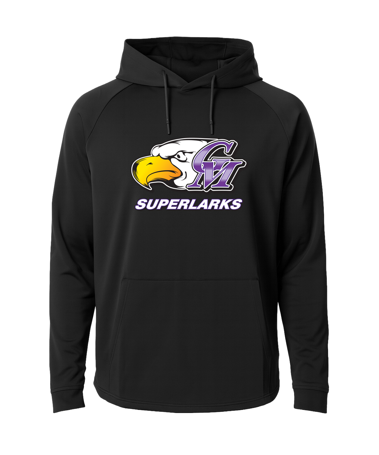 Grand Meadow Football - Black Hoodie - Full Front