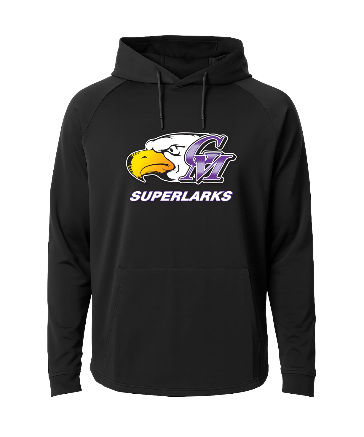 Grand Meadow Football - Black Hoodie - Full Front