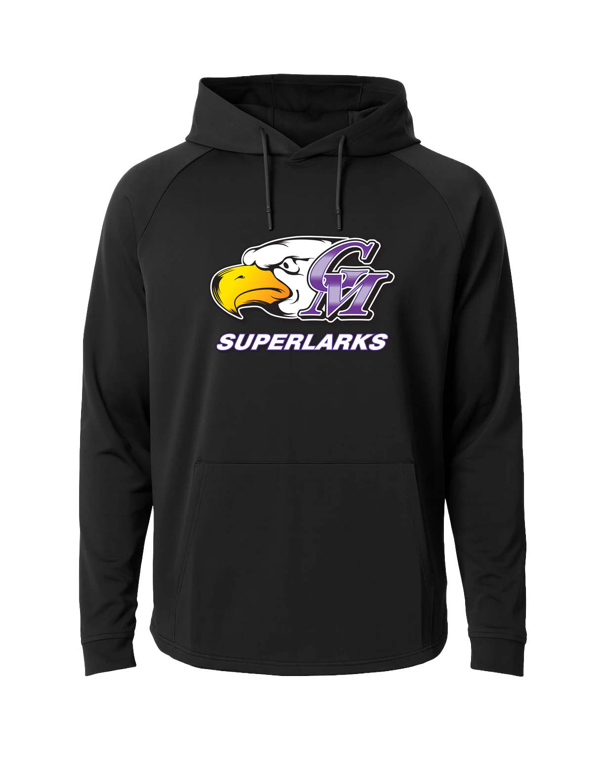 Grand Meadow Football - Black Hoodie - Full Front