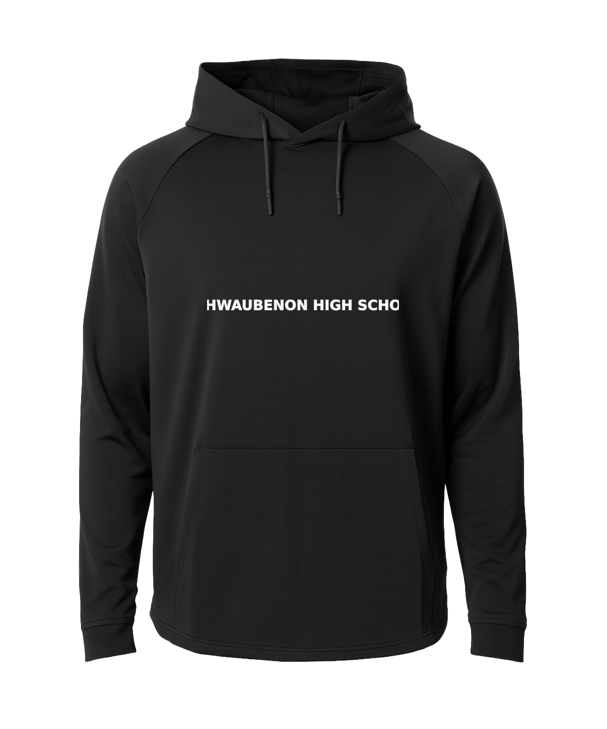 Ashwaubenon Baseball — final e2e test - Black Hoodie - Full Front