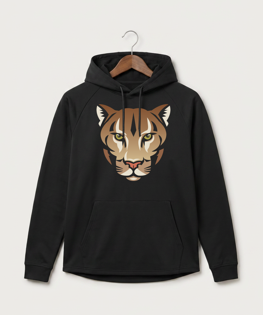 Ada Borup High School Football (Boys) - Black Hoodie - Full Front