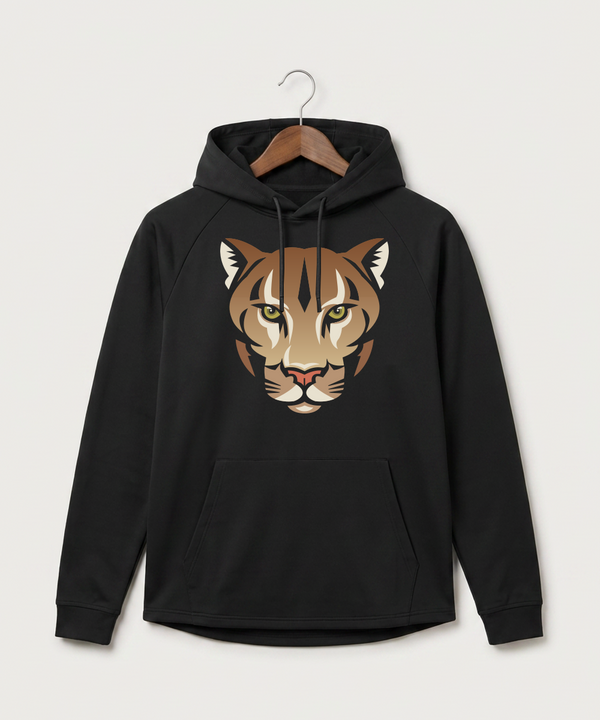 Ada Borup High School Football (Boys) - Black Hoodie - Full Front
