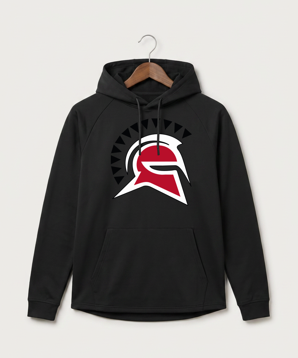 Hancock High School Football (Boys) - Black Hoodie - Full Front