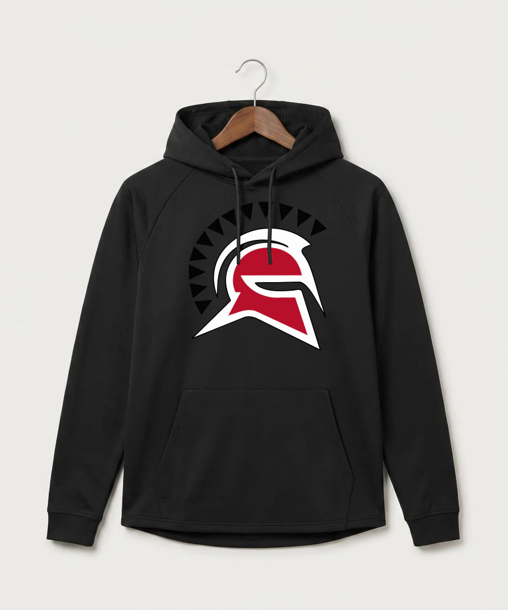 Hancock High School Football (Boys) - Black Hoodie - Full Front