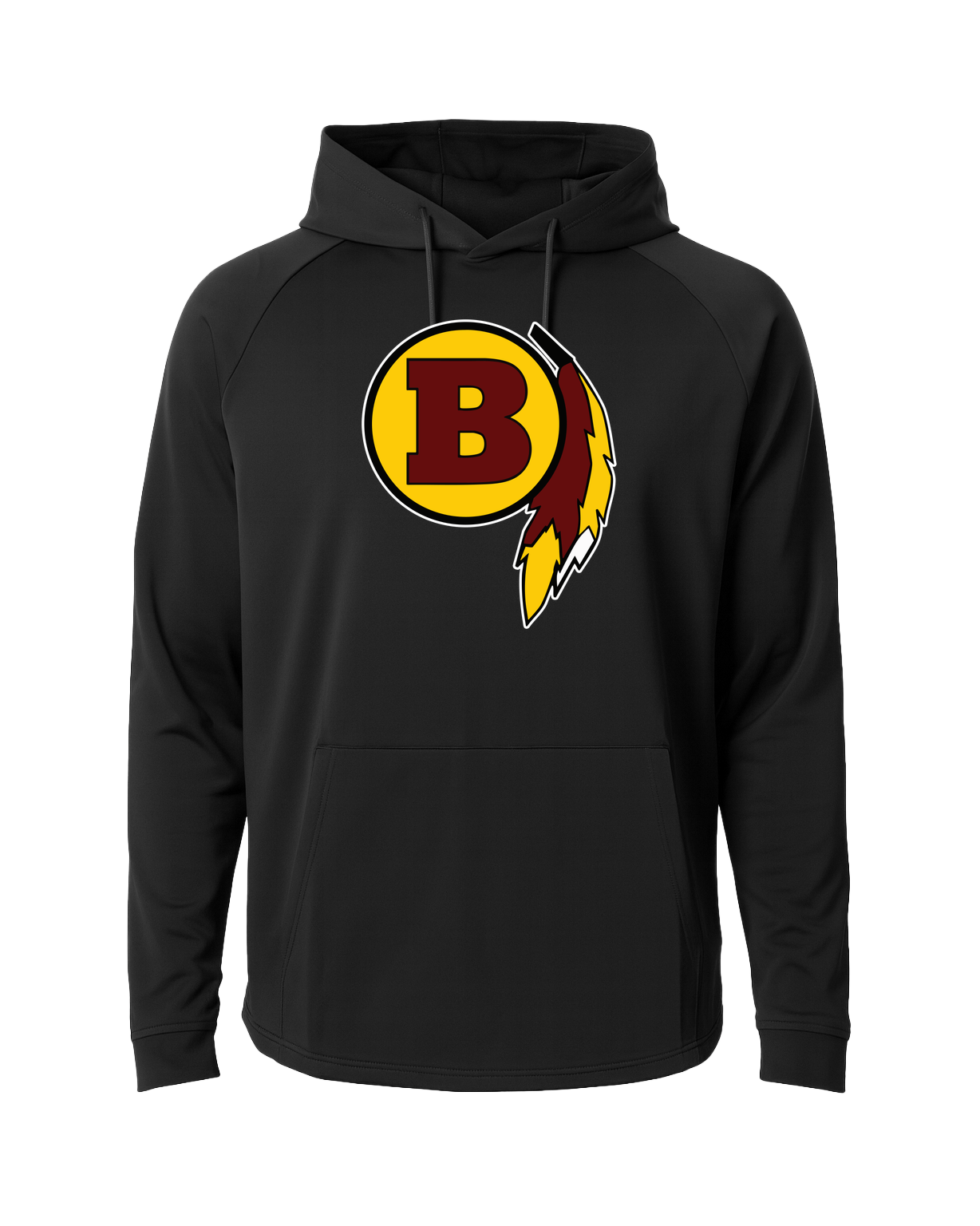 Benson Football - Black Hoodie - Full Front