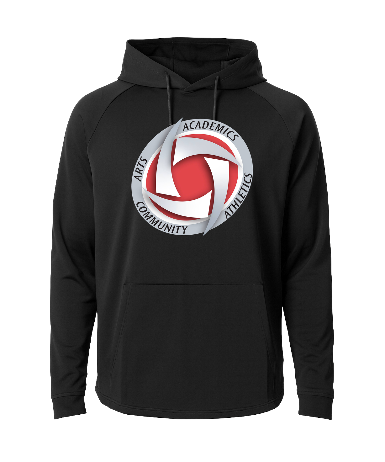 Houston Volleyball - Black Hoodie - Full Front