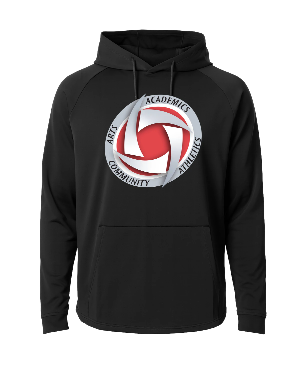 Houston Volleyball - Black Hoodie - Full Front