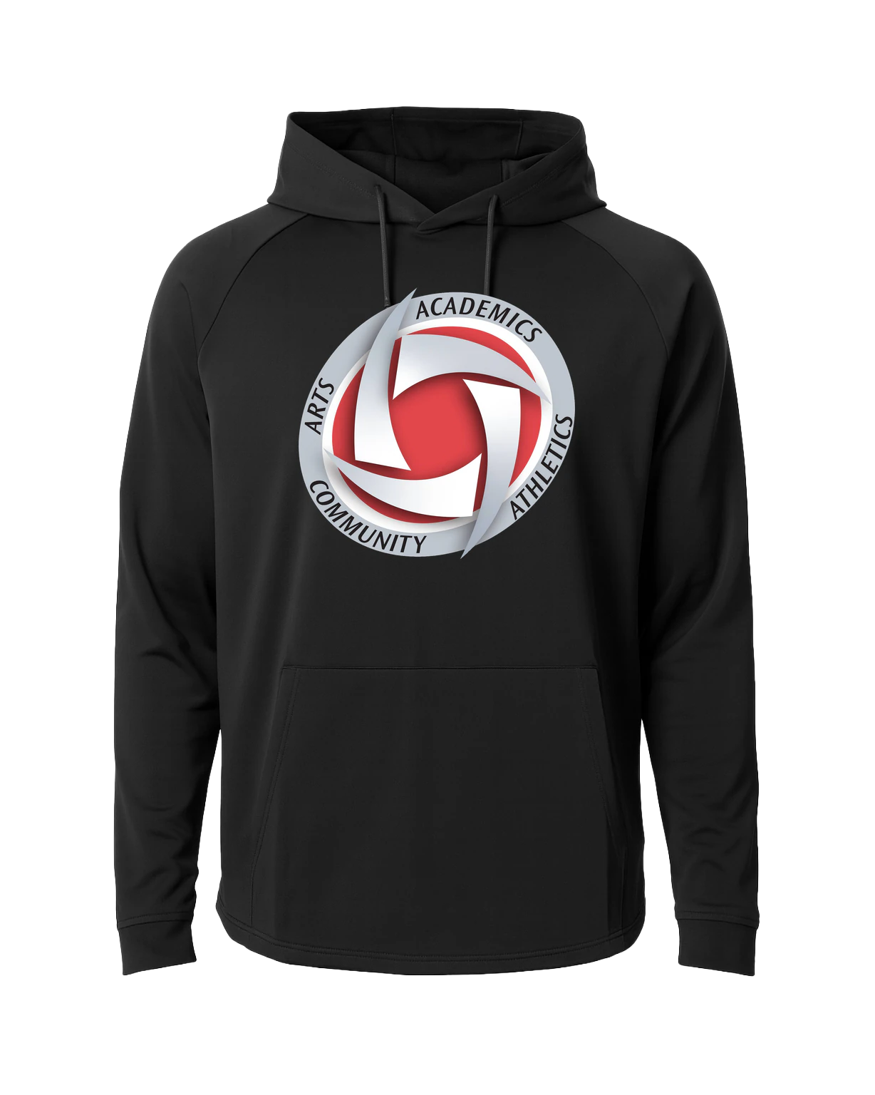 Houston Volleyball - Black Hoodie - Full Front