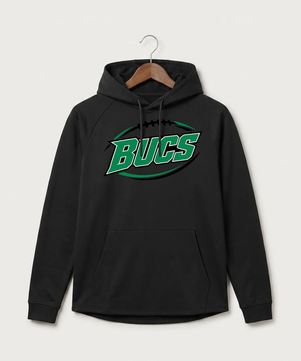 Waterville-Elysian-Morristown High School Football (Boys) - Black Hoodie - Full Front