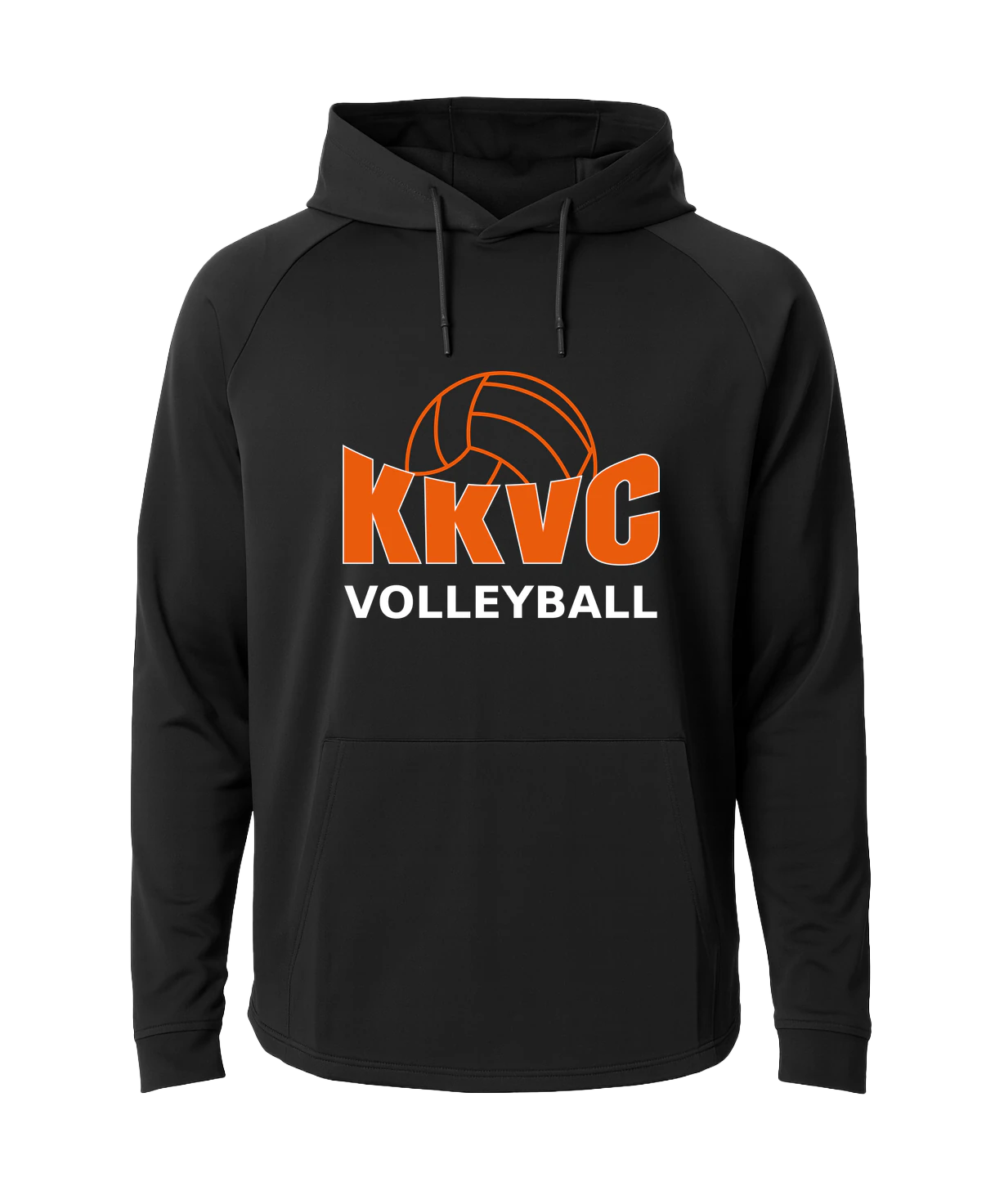 KVCC Volleyball - Black Hoodie - Full Front