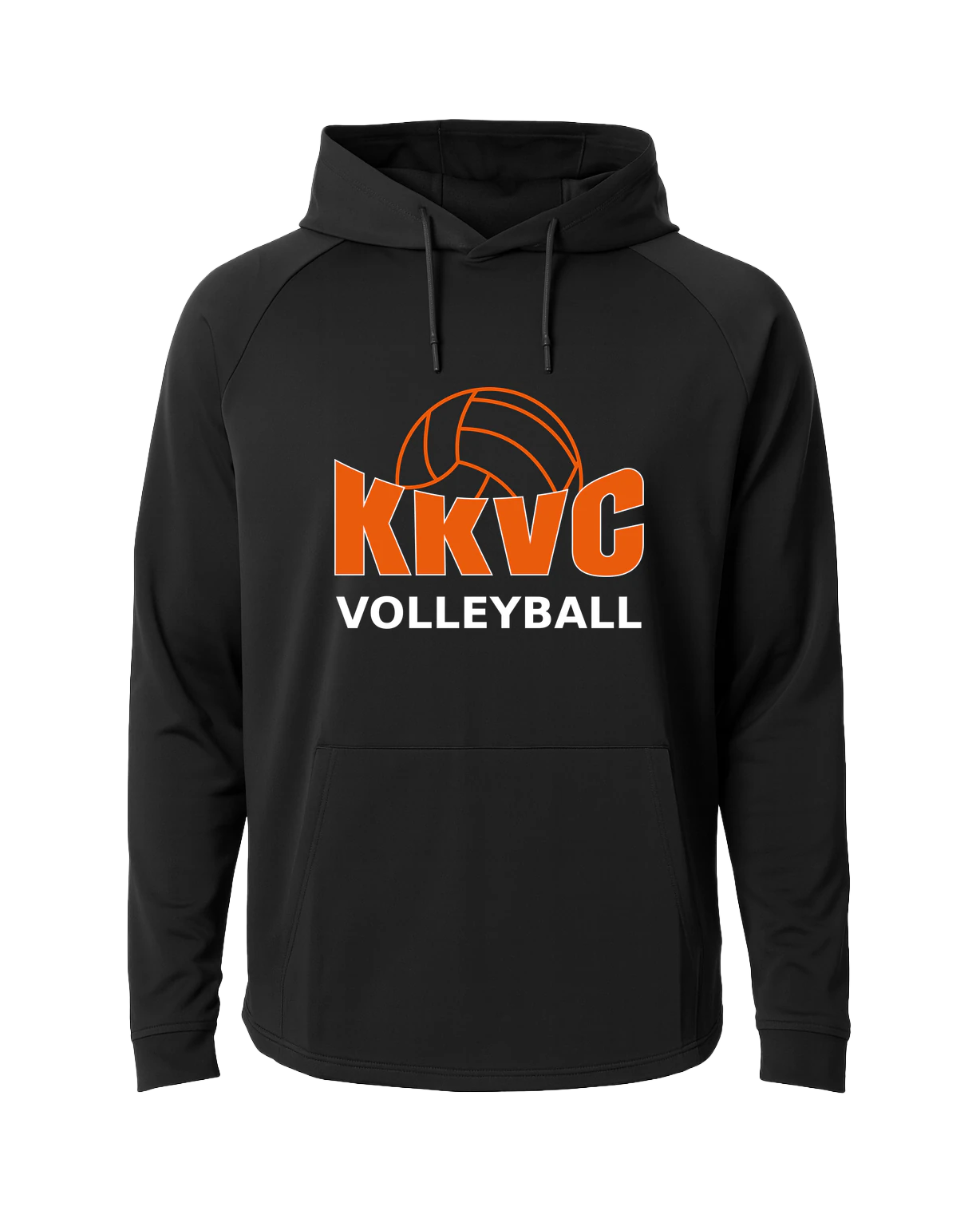 KVCC Volleyball - Black Hoodie - Full Front