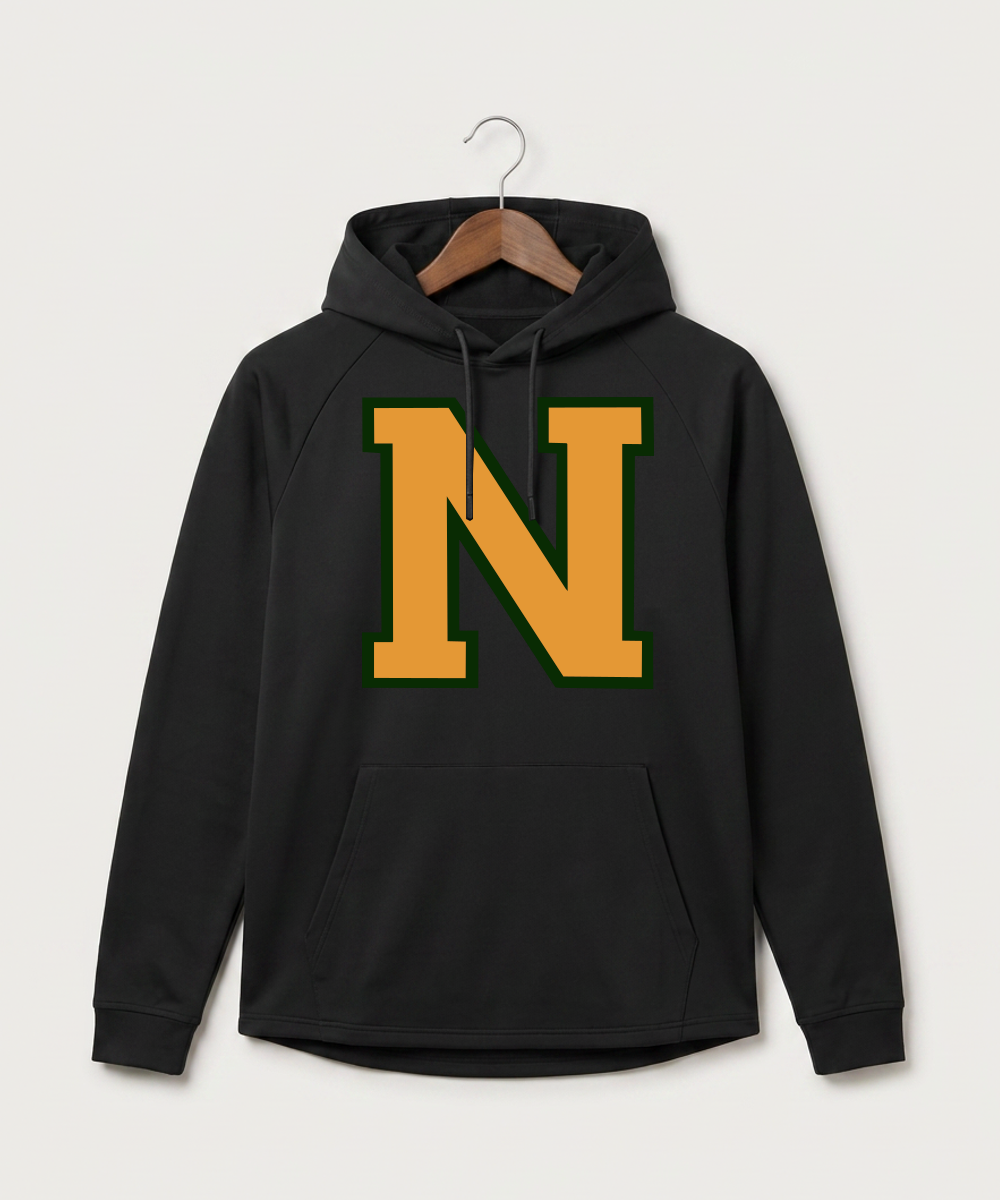 Nevis High School Volleyball (Girls) - Black Hoodie - Full Front