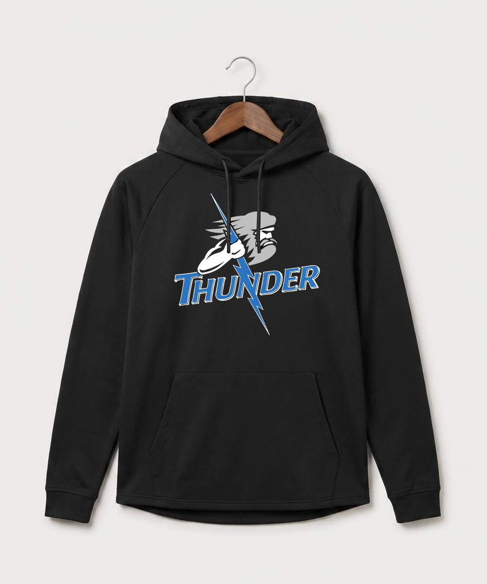 Long Prairie Grey Eagle High School Volleyball (Girls) - Black Hoodie - Full Front