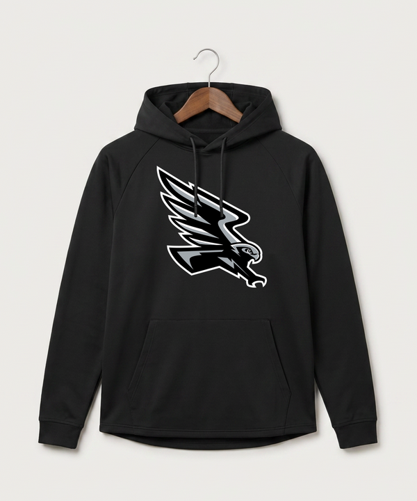 Red Rock Central High School Football (Boys) - Black Hoodie - Full Front