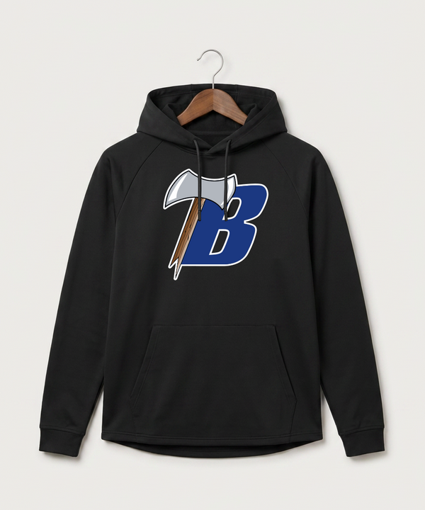 Bemidji High School Football (Boys) - Black Hoodie - Full Front