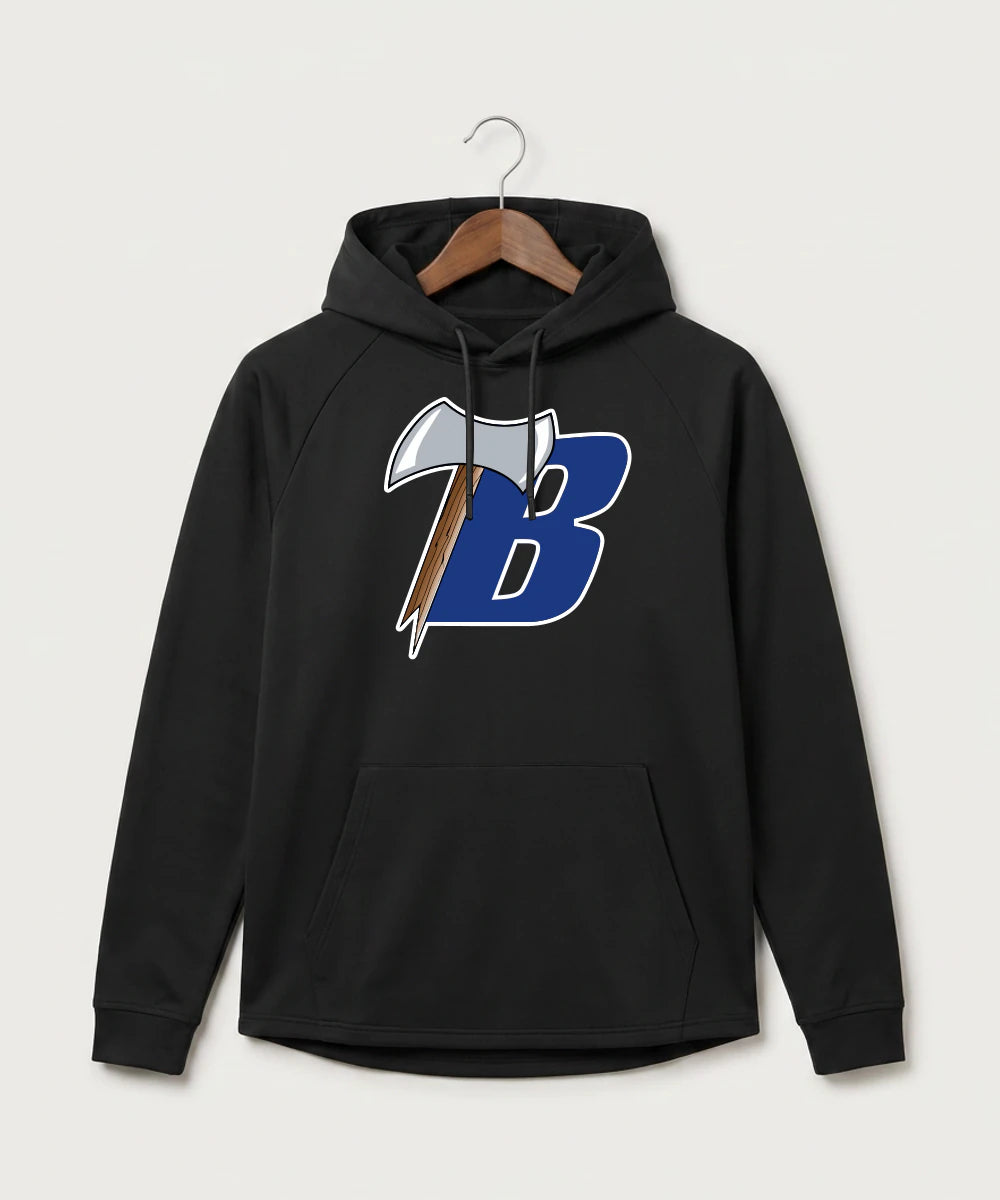 Bemidji High School Football (Boys) - Black Hoodie - Full Front