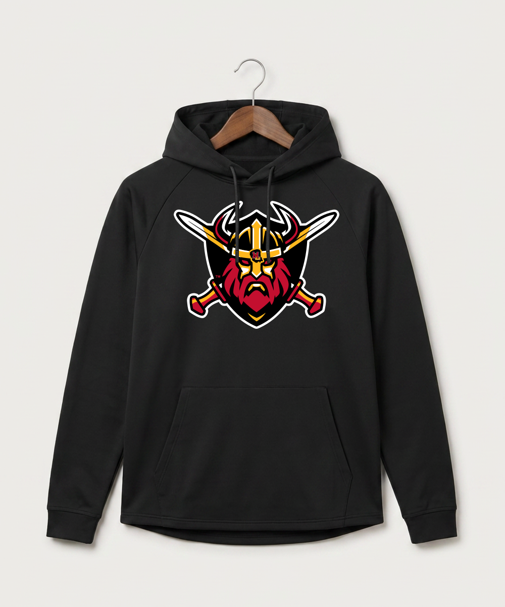 Mille Lacs High School Football (Boys) - Black Hoodie - Full Front