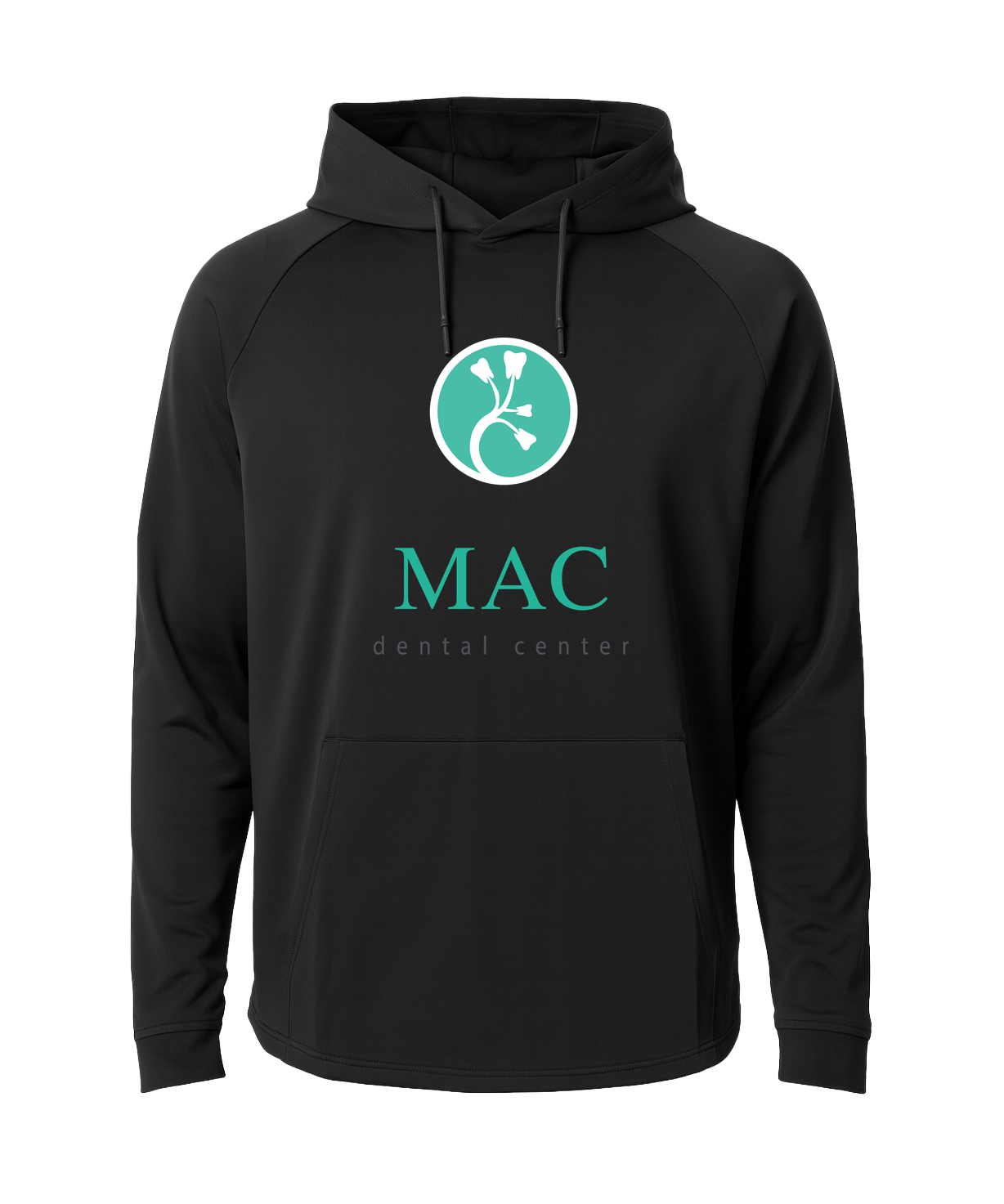 Mac Dental Football - Black Hoodie - Full Front