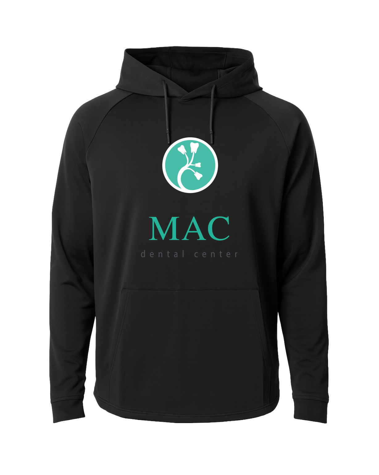 Mac Dental Football - Black Hoodie - Full Front