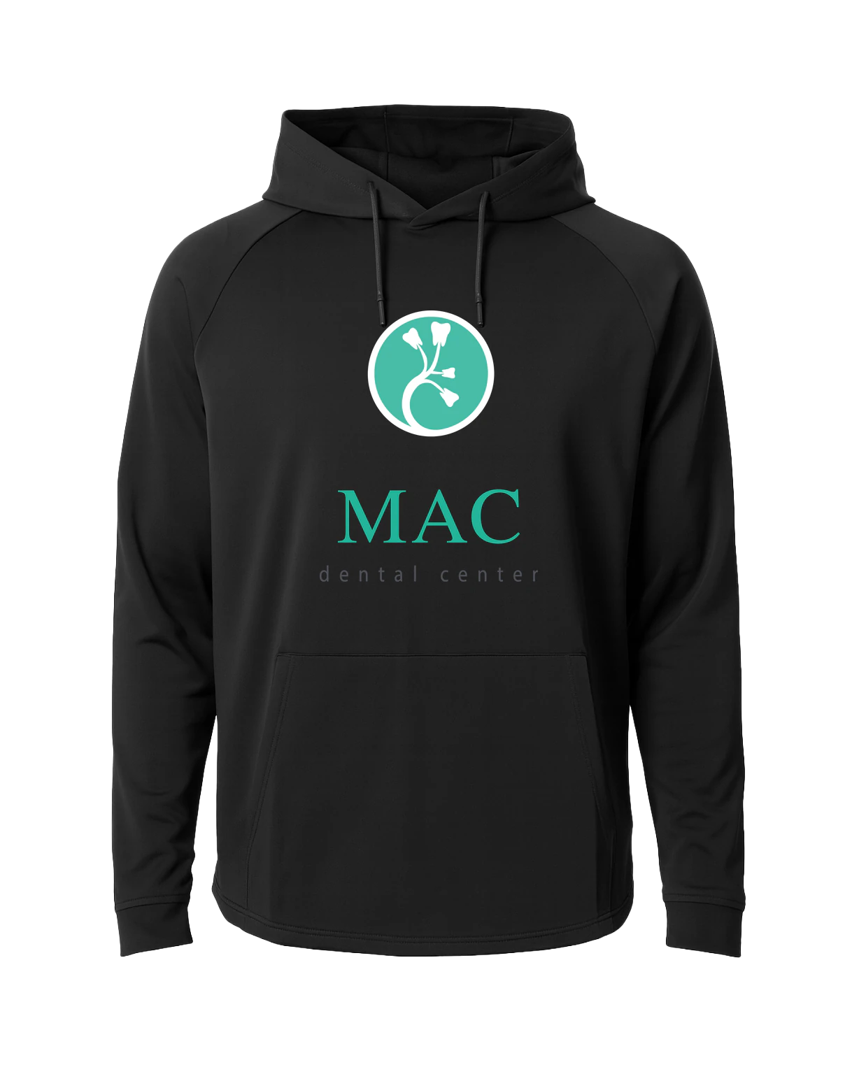Mac Dental Football - Black Hoodie - Full Front