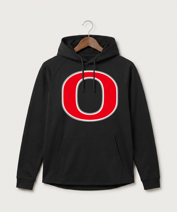 Osakis High School Athletics Coed - Black Hoodie - Full Front