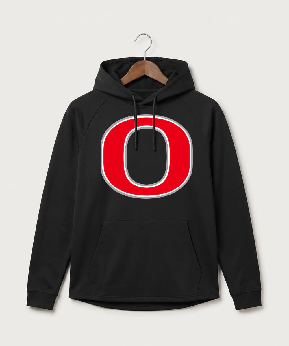 Osakis High School Athletics Coed - Black Hoodie - Full Front