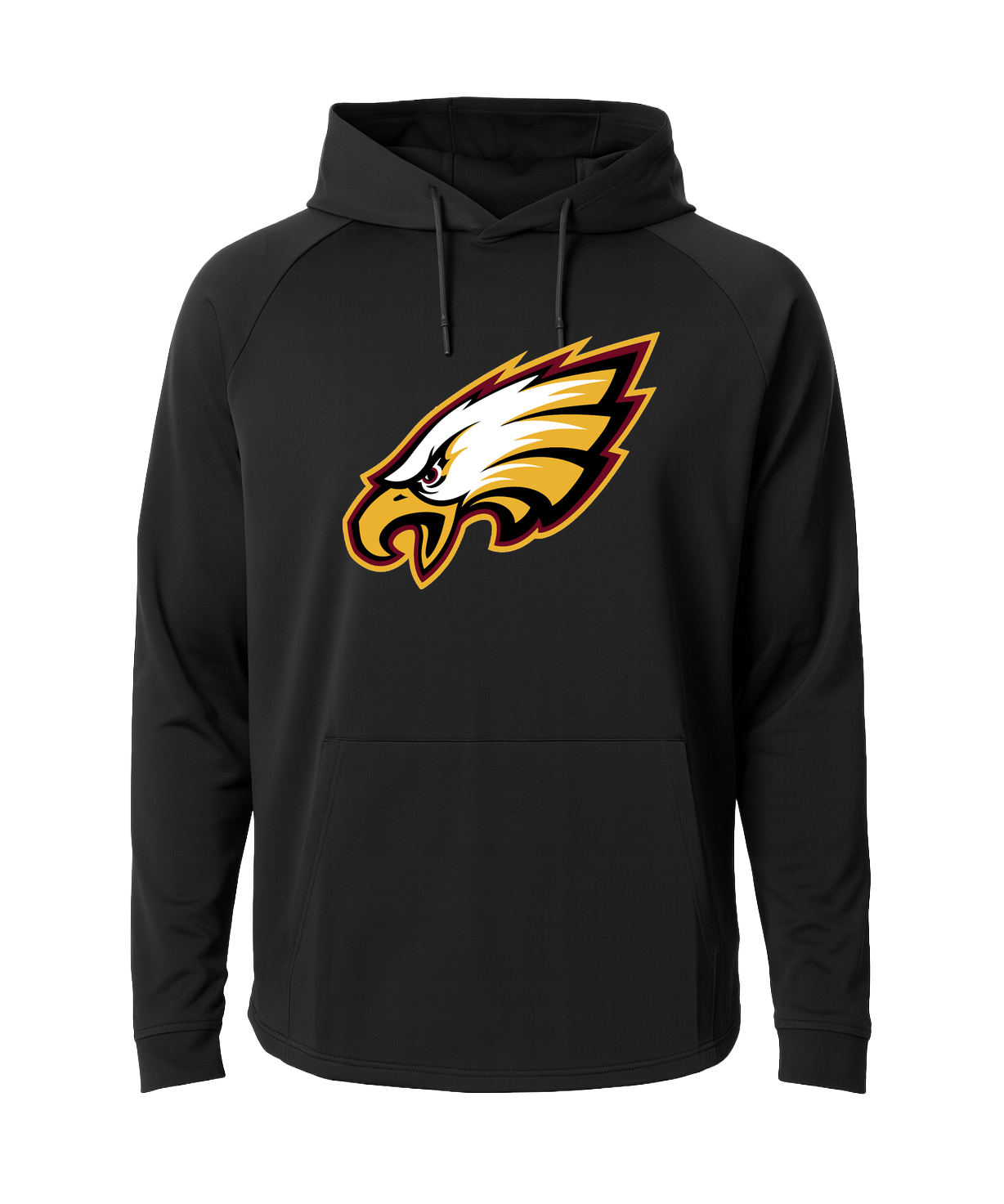 Dover-Eyota Football - Black Hoodie - Full Front