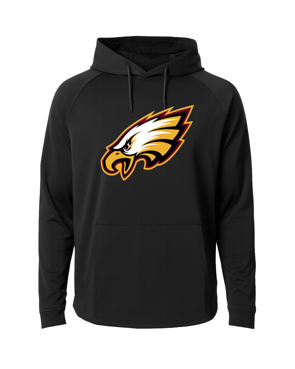 Dover-Eyota Football - Black Hoodie - Full Front