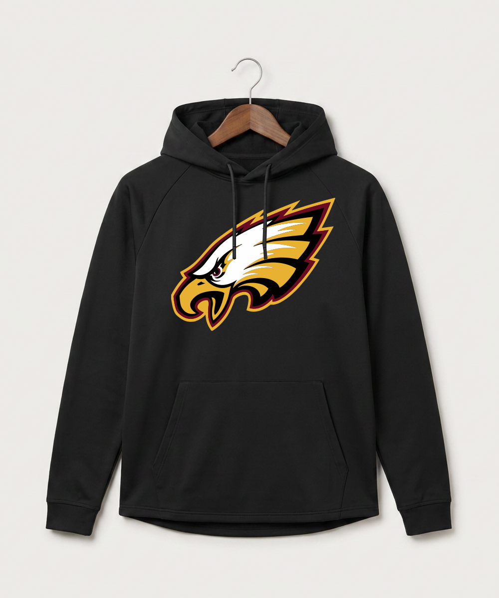 Dover-Eyota High School Football (Boys) - Black Hoodie - Full Front