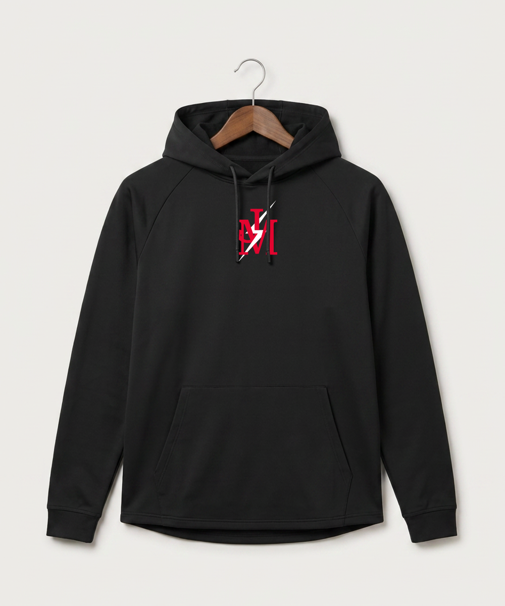 John Marshall High School Cross Country (Coed) - Black Hoodie - Full Front