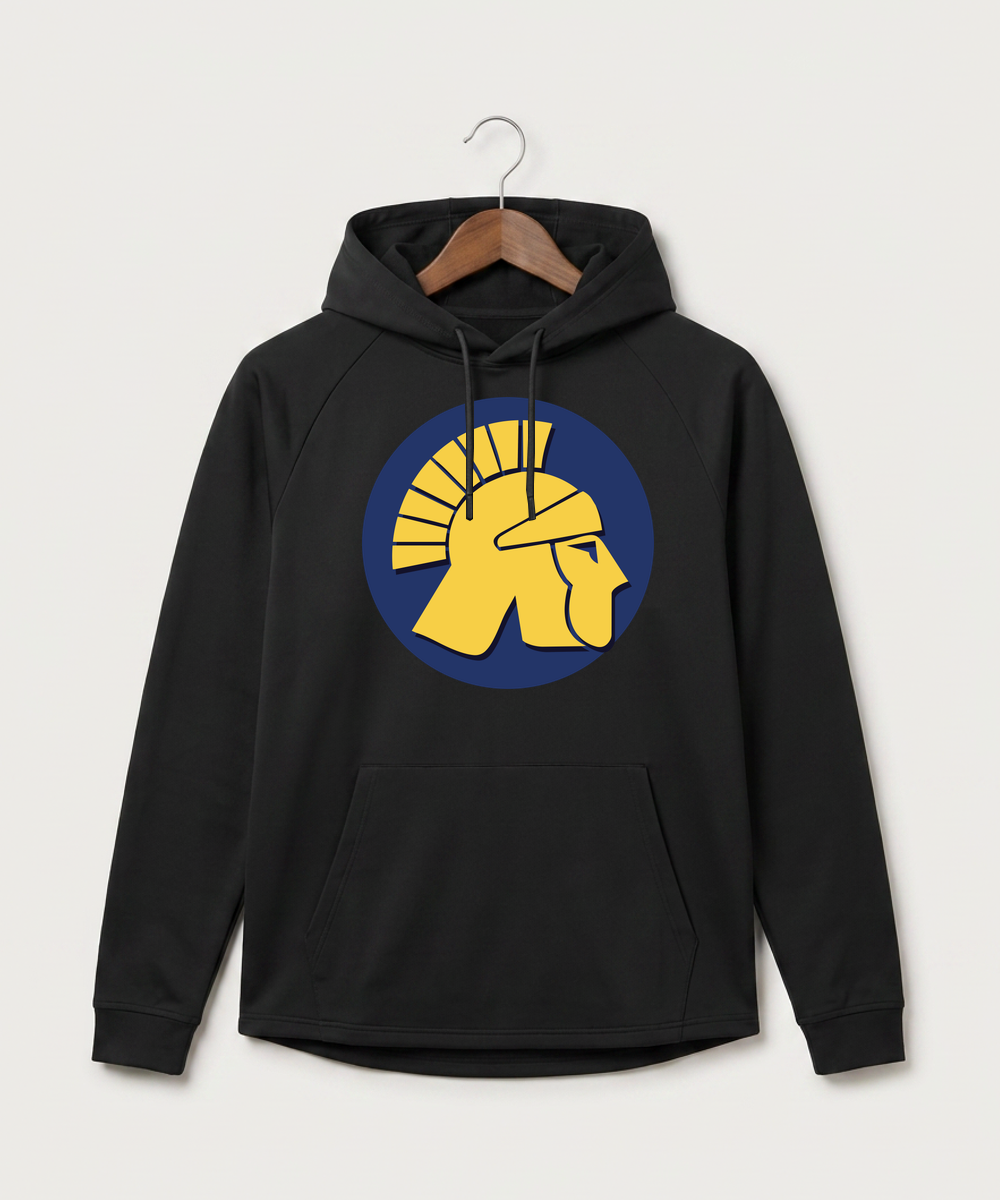 Wausau West High School Cheer - Black Hoodie - Full Front